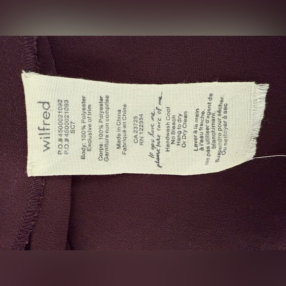 Aritzia Wilfred Franca Wrap Dress Size 2 - Picture 7 of 10